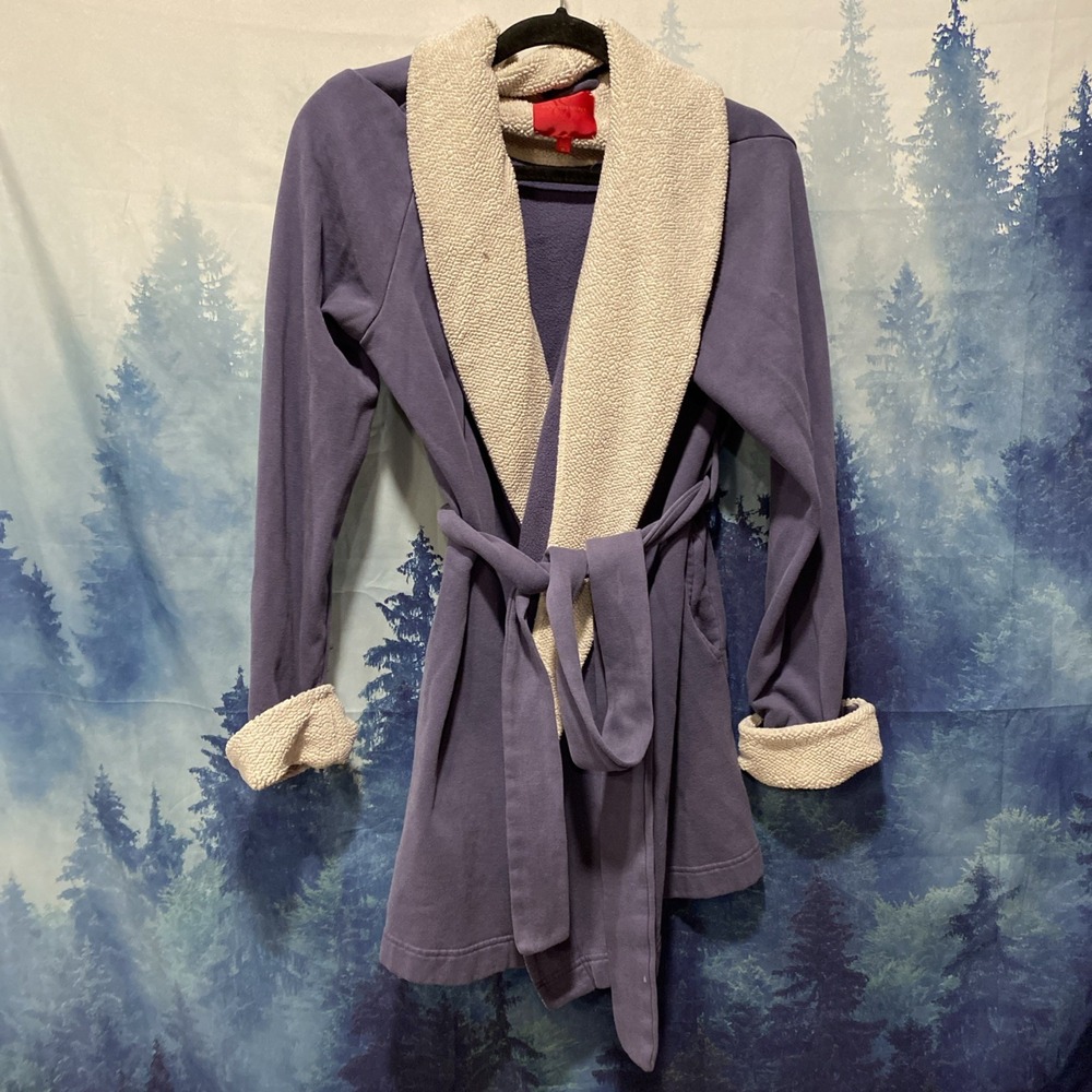 Victorias Secret purple cozy robe size small‎